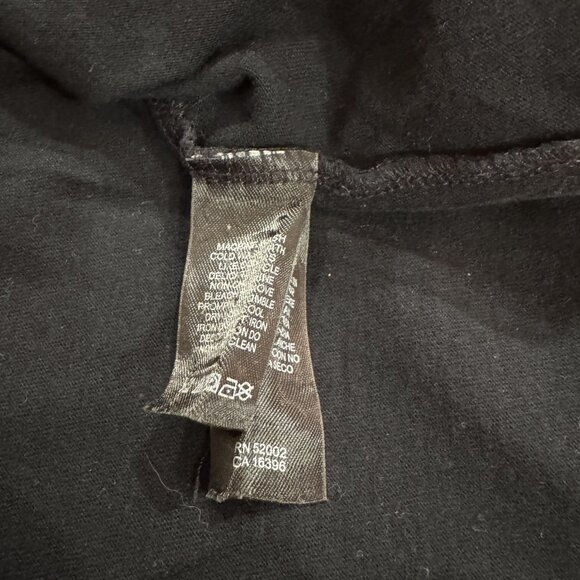 DKNY Jeans Shirt Mens 2XL Black Graphic Crest Griffin Lion Short Sleeve Tee - Picture 7 of 8